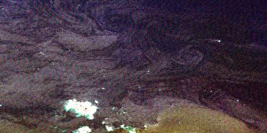 Air photo: Turnavik Islands Satellite Image map 013O06 at 1:50,000 Scale