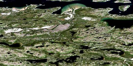 Air photo: Garland Bight Satellite Image map 014C04 at 1:50,000 Scale