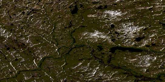 Siamarni Forks Satellite Map 014E03 at 1:50,000 scale - National Topographic System of Canada (NTS) - Orthophoto