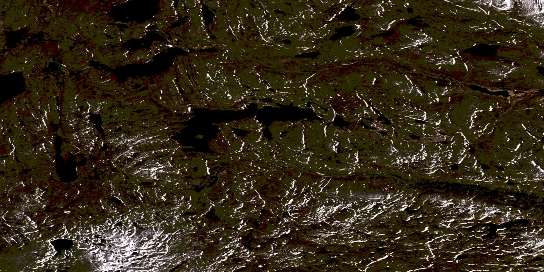 No Title Satellite Map 014E11 at 1:50,000 scale - National Topographic System of Canada (NTS) - Orthophoto