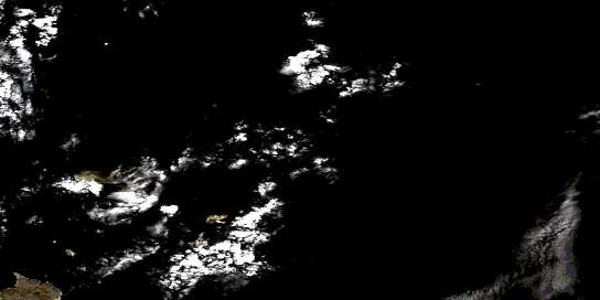 Air photo: Saddle Island Satellite Image map 014F11 at 1:50,000 Scale