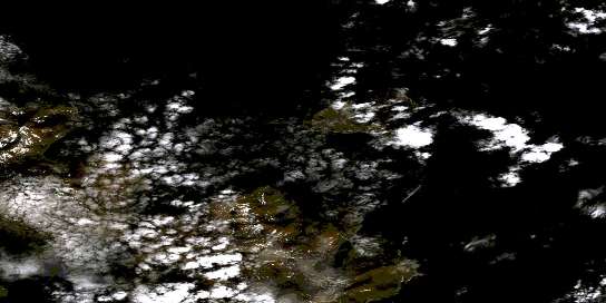 Air photo: Mugford Harbour Satellite Image map 014F13 at 1:50,000 Scale