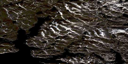 Aktijartukan Fiord Satellite Map 016E04 at 1:50,000 scale - National Topographic System of Canada (NTS) - Orthophoto