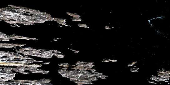 Ilikok Island Satellite Map 016E06 at 1:50,000 scale - National Topographic System of Canada (NTS) - Orthophoto