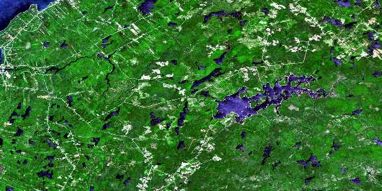 Weymouth Satellite Map 021A05 at 1:50,000 scale - National Topographic System of Canada (NTS) - Orthophoto