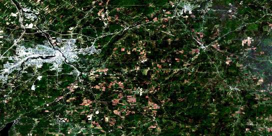 Air photo: Sherbrooke Satellite Image map 021E05 at 1:50,000 Scale