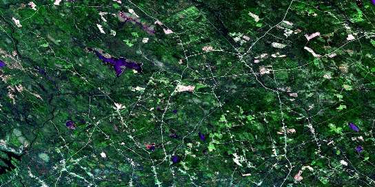 Rollingdam Satellite Map 021G06 at 1:50,000 scale - National Topographic System of Canada (NTS) - Orthophoto