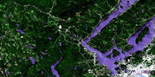 Air photo: Saint John Satellite Image map 021G08 at 1:50,000 Scale