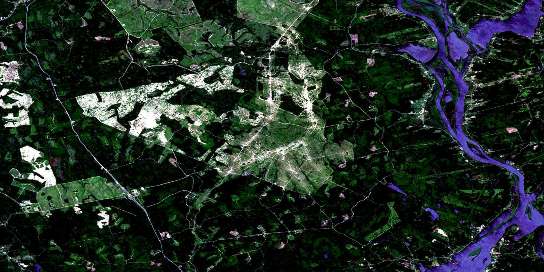 Air photo: Hampstead Satellite Image map 021G09 at 1:50,000 Scale