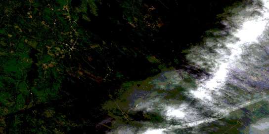 Forest City Satellite Map 021G12 at 1:50,000 scale - National Topographic System of Canada (NTS) - Orthophoto