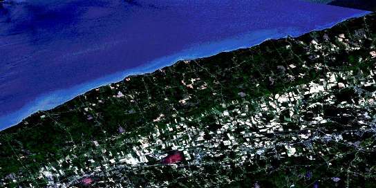Berwick Satellite Map 021H02 at 1:50,000 scale - National Topographic System of Canada (NTS) - Orthophoto
