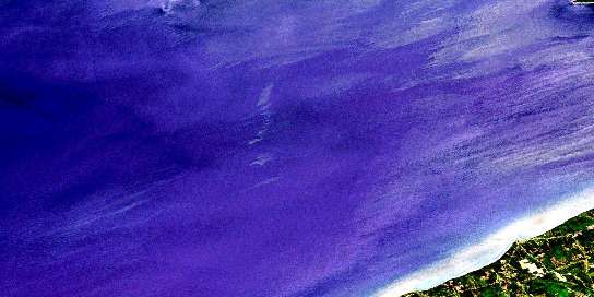 Margaretsville Satellite Map 021H03 at 1:50,000 scale - National Topographic System of Canada (NTS) - Orthophoto