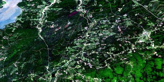 Springhill Satellite Map 021H09 at 1:50,000 scale - National Topographic System of Canada (NTS) - Orthophoto