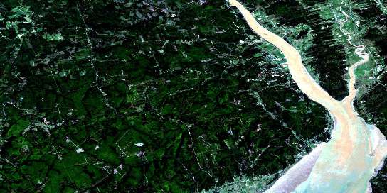 Hillsborough Satellite Map 021H15 at 1:50,000 scale - National Topographic System of Canada (NTS) - Orthophoto