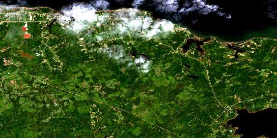 Air photo: Port Elgin Satellite Image map 021I01 at 1:50,000 Scale