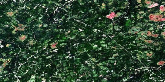 Air photo: Kouchibouguac Satellite Image map 021I14 at 1:50,000 Scale