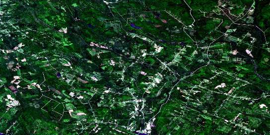 Millville Satellite Map 021J03 at 1:50,000 scale - National Topographic System of Canada (NTS) - Orthophoto