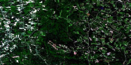 Coldstream Satellite Map 021J06 at 1:50,000 scale - National Topographic System of Canada (NTS) - Orthophoto