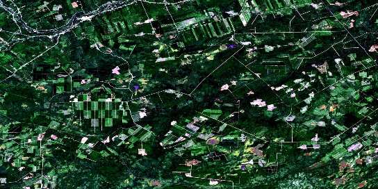 Boiestown Satellite Map 021J08 at 1:50,000 scale - National Topographic System of Canada (NTS) - Orthophoto