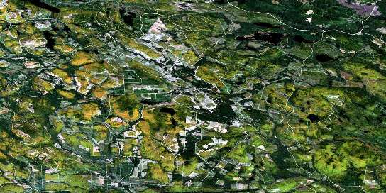 Air photo: Tuadook Lake Satellite Image map 021J15 at 1:50,000 Scale