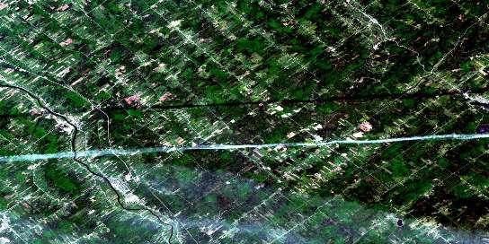 St-Joseph-De-Beauce Satellite Map 021L07 at 1:50,000 scale - National Topographic System of Canada (NTS) - Orthophoto