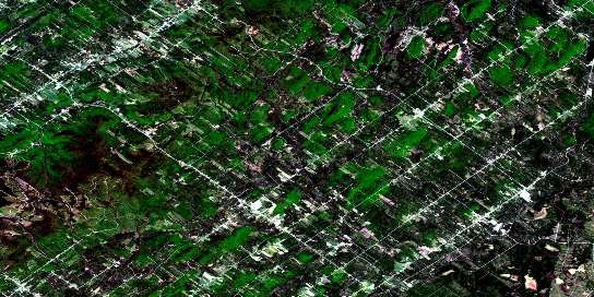 Saint-Magloire Satellite Map 021L09 at 1:50,000 scale - National Topographic System of Canada (NTS) - Orthophoto