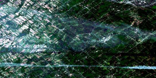 Saint-Malachie Satellite Map 021L10 at 1:50,000 scale - National Topographic System of Canada (NTS) - Orthophoto