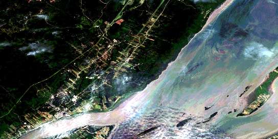 Air photo: Saint-Joachim Satellite Image map 021M02 at 1:50,000 Scale