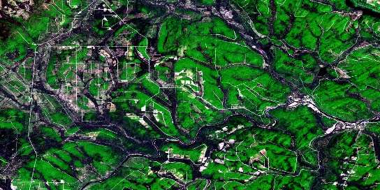 Little Black River Satellite Map 021N03 at 1:50,000 scale - National Topographic System of Canada (NTS) - Orthophoto