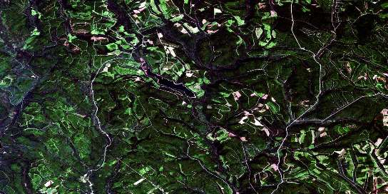 Air photo: Grandmaison Satellite Image map 021N09 at 1:50,000 Scale
