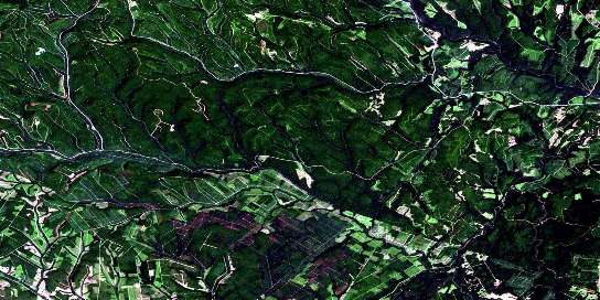 Air photo: Gounamitz River Satellite Image map 021O12 at 1:50,000 Scale