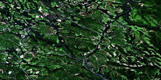 States Brook Satellite Map 021O13 at 1:50,000 scale - National Topographic System of Canada (NTS) - Orthophoto