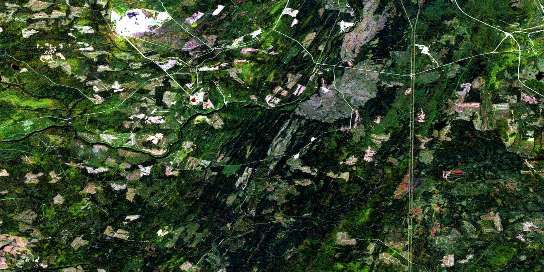 Air photo: Nepisiguit Falls Satellite Image map 021P05 at 1:50,000 Scale