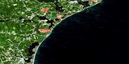 Air photo: Tracadie Satellite Image map 021P10 at 1:50,000 Scale