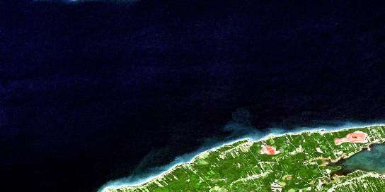 Air photo: Grande-Anse Satellite Image map 021P14 at 1:50,000 Scale