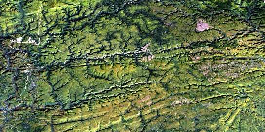 Riviere Reboul Satellite Map 022A06 at 1:50,000 scale - National Topographic System of Canada (NTS) - Orthophoto