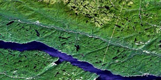 Air photo: Cap Eternite Satellite Image map 022D08 at 1:50,000 Scale