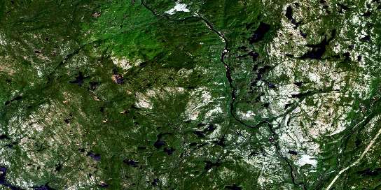Air photo: Riviere Vallee Satellite Image map 022J09 at 1:50,000 Scale