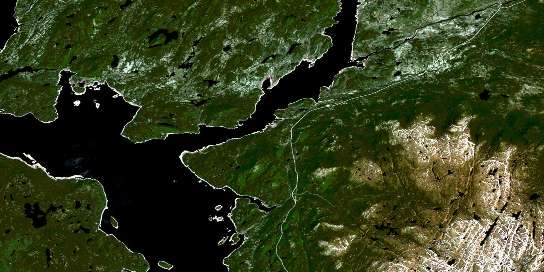 Air photo: Riviere Hart Jaune Satellite Image map 022N09 at 1:50,000 Scale