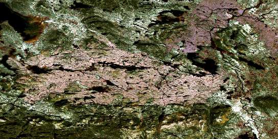 Air photo: Domagaya Lake Satellite Image map 022P15 at 1:50,000 Scale