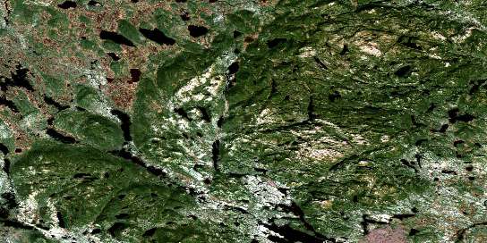No Title Satellite Map 023A02 at 1:50,000 scale - National Topographic System of Canada (NTS) - Orthophoto