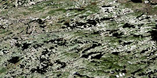 Lac Joubert Satellite Map 023E04 at 1:50,000 scale - National Topographic System of Canada (NTS) - Orthophoto