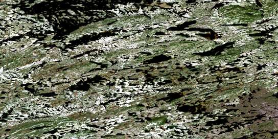 Air photo: Lac Dalmas Satellite Image map 023E05 at 1:50,000 Scale