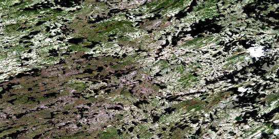 Lac Agramonte Satellite Map 023E06 at 1:50,000 scale - National Topographic System of Canada (NTS) - Orthophoto