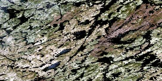 Air photo: Lac Rambau Satellite Image map 023E09 at 1:50,000 Scale