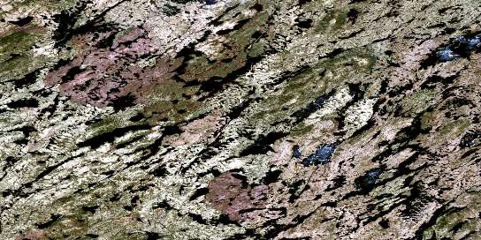 Air photo: Lac Devannes Satellite Image map 023F05 at 1:50,000 Scale