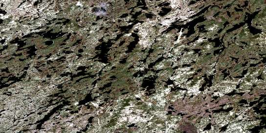 Air photo: Lac Marquiset Satellite Image map 023F11 at 1:50,000 Scale