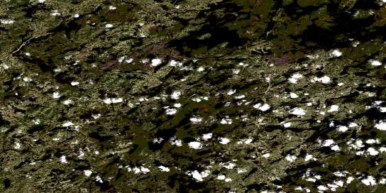 Air photo: Lac Chastrier Satellite Image map 023F14 at 1:50,000 Scale