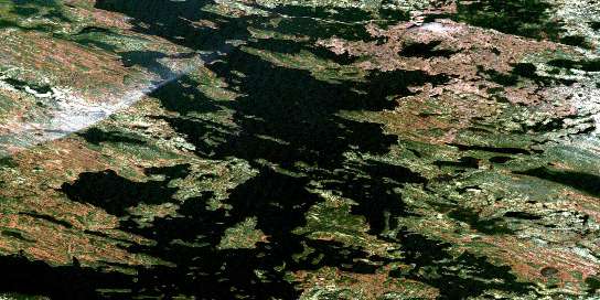 Air photo: Way Bay Satellite Image map 023H11 at 1:50,000 Scale