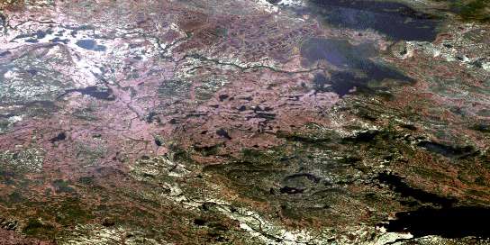 Air photo: Colville Lake Satellite Image map 023H12 at 1:50,000 Scale